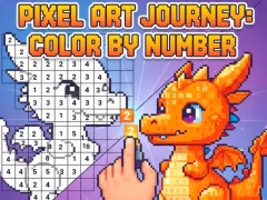 Játék Draw picture by numbers Pixel Art online