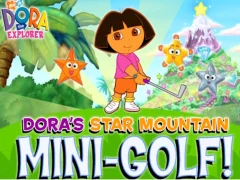 Játék Dora The explorer Dora's Star Mountain Mini-Golf online