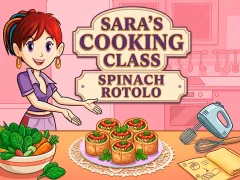 Játék Sara’s Cooking Class Spinach Rotolo online
