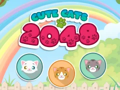 Játék Cute Cats 2048 online