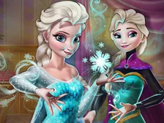 Játék Elsa Secret Transform online