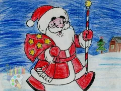 Játék Santa Claus Coloring online
