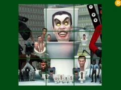 Játék Skibidi Toilet Sliding Puzzle online