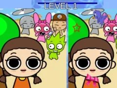 Játék Sprunki and Squid Game Difference online