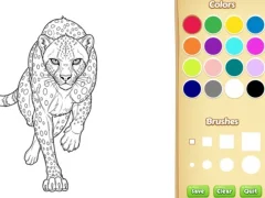 Játék Wild Animals Coloring Book online