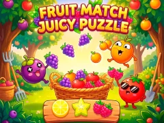 Játék Fruit Match Juicy Puzzle online