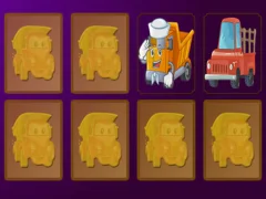 Játék Cartoon Trucks Memory online