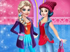 Játék Princess Winter Activities online