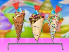 Játék Homemade Ice Cream Cooking online