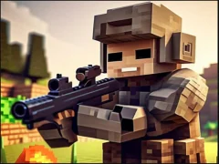 Játék Pixel Village Battle 3D.io online