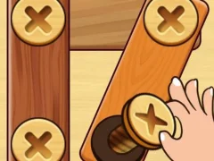 Játék Screw Nuts & Bolts: Wood Solve online
