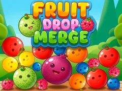 Játék Fruit Drop Merge online