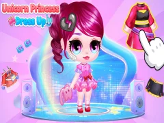 Játék Unicorn Princess Dress Up online