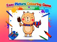 Játék Easy Picture Colouring Game online