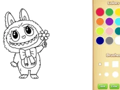 Játék Labubu Doll Coloring Book for Kids online
