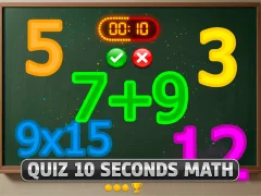 Játék Quiz 10 Seconds Math online