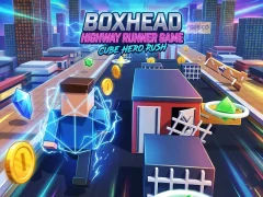Játék Boxhead Highway Runner Game online