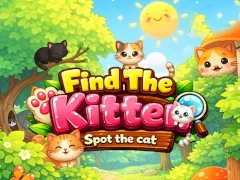 Játék Find the Kitten Spot the Cat online