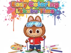 Játék Easy Coloring Labubu Time online