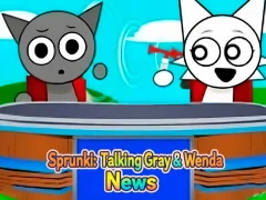 Játék Sprunki: Talking Gray & Wenda News online