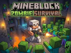 Játék Mineblock Zombie Survival online