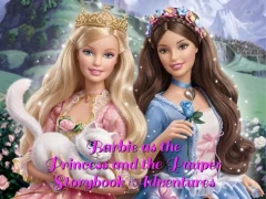 Játék Barbie as the Princess and the Pauper Storybook Adventures online