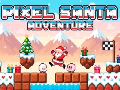 Játék Pixel Santa Adventure online