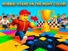 Játék Robbie: Stand on the Right Color! online
