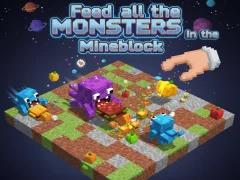 Játék Feed all the MONSTERS in the Mineblock online