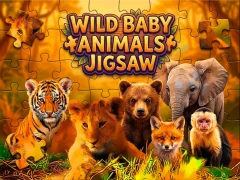 Játék Wild Baby Animals Jigsaw online
