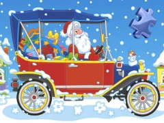 Játék Christmas Cars Jigsaw online