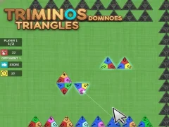 Játék Triminos Dominoes Triangles online
