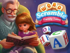 Játék Word Scramble Family Tales online