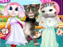 Játék White Kittens Bride Contest online