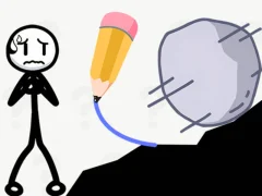 Játék Stickman Rescue Draw 2 Save online