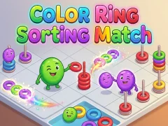 Játék Color Ring Sorting Match online