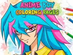 Játék Anime Boy Coloring Pages online