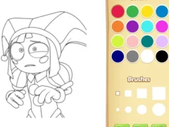 Játék Pomni Coloring Book For Kids online