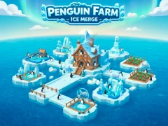 Játék Penguin Farm - Ice Merge online