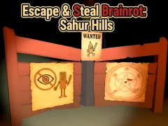 Játék Escape & Steal Brainrot: Sahur Hills online