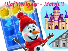 Játék Olaf Designer - Match 3 online