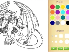 Játék Dragon Chimera Coloring Book online