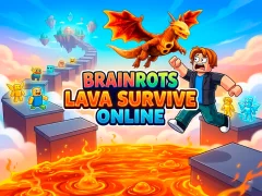 Játék Brainrots Lava Survive Online online