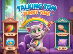 Játék Talking Tom Funny Time online