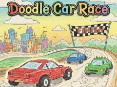 Játék Doodle Car Race online
