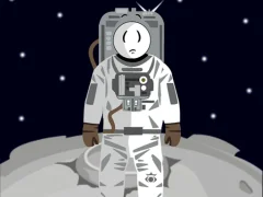 Játék Stickman in Space online
