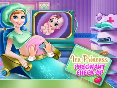 Játék Ice Princess Pregnant Check Up online