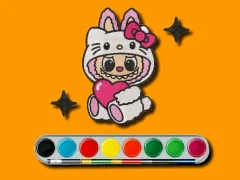 Játék Labubu Coloring Adventure online