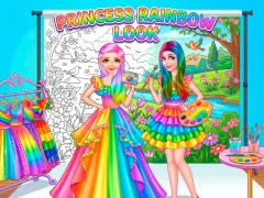 Játék Princess Rainbow Look online