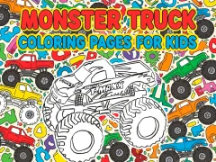 Játék Monster Truck Coloring Pages For Kids online